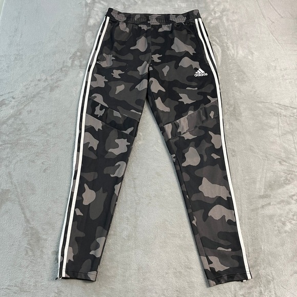 adidas Other - Adidas Mens Tiro 19 Camo Training Pants Grey Black Joggers Mens Medium Zip Ankle